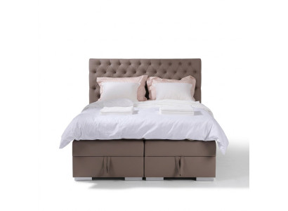 Luxe slaapkamer bed gestoffeerd ontwerp Luxe dubbele hotelbedden Chesterfield