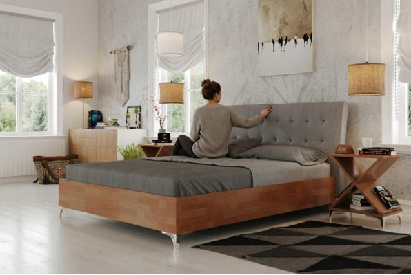 Bett Polster Design Luxe Dubbel Hotelbedden Echtpaar 160x200cm Slaapkamer Leder