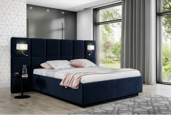 Slaapkamer ontwerp luxe Bed 200x200 Textiel Bedden Dubbel Bedframe