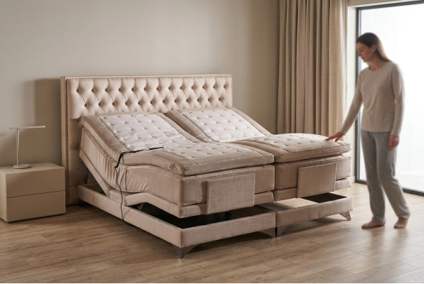 Orthopedisch bed Dubbele bedden Verstelbare functie inclusief matras.