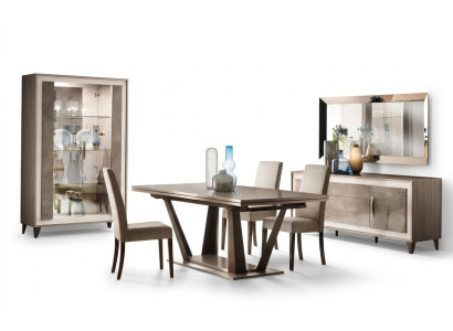 Klassieke ontwerp eettafel Italiaanse stijl meubels Tafels Lichtbruin