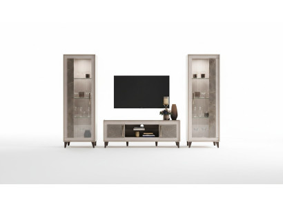 Dressoir Luxe etalage Vitrine Kast Glas Moderne Stijl Italiaans