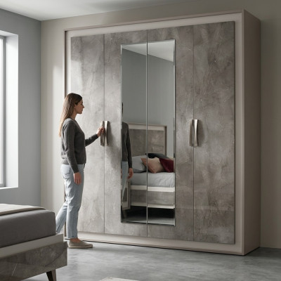 Luxe kledingkast Kledingkasten Wonen Kasten Italiaanse houten meubelen