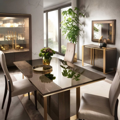 Eettafel Eetkamerset Eetgroep Klassieke Tafel 5-delig Set Stoel 4x Stoelen
