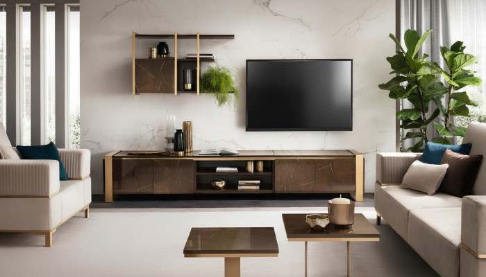 Salontafel Bank Bank Tafel Moderne 2-delige Set Koffietafel Bijzettafel