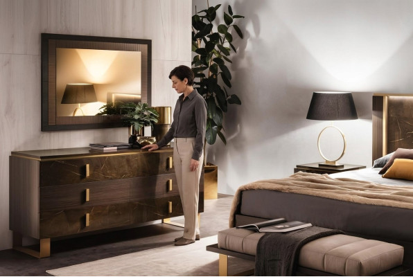 Console tafel dressoir met spiegel luxe meubelset console 2-delig. Gemaakt.