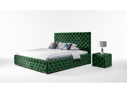 Bed Slaapkamer Set Ontwerp Meubels Modern Luxe Bedden Chesterfield Groen 140x200