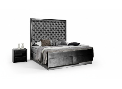 Boxspringbed Stof Meubels Bedden Bed Textiel Slaapkamer Design Chesterfield