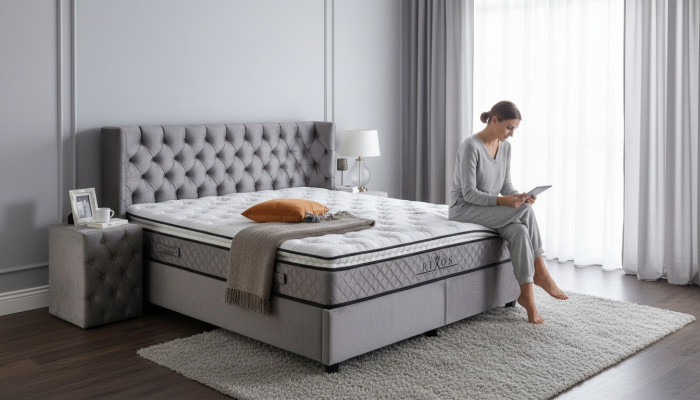 Bedframe Stof Meubels Luxe Modern Bedden Bed Textiel Slaapkamer Ontwerp
