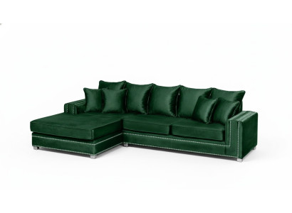 Hoekbank L-vorm Textiel Luxe Design Woonlandschap Gestoffeerde Bank Banken Meubels