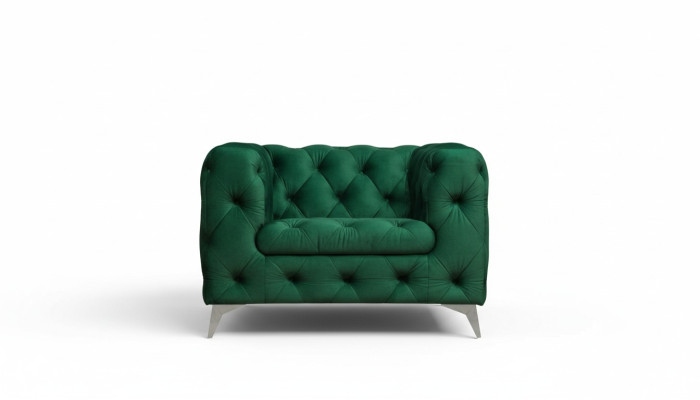 Chesterfield fauteuil Luxe eenzitter Chesterfield gestoffeerde bank Lounge Club fluweel