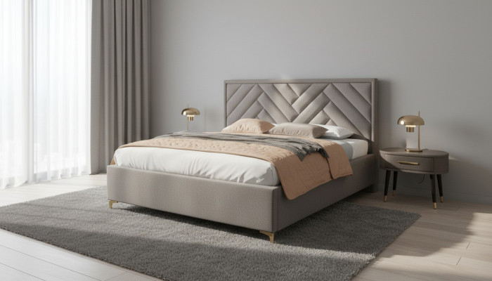 Boxspring Luxe Bed Bedden Dubbele Meubels Stof 140 160 180 x 200cm Slaapkamer