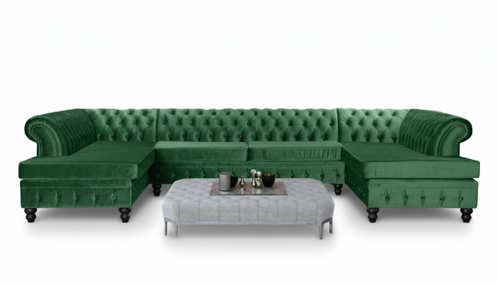 Modern Design Luxe Salontafel Textiel Chesterfield Woonkamertafel Salontafels