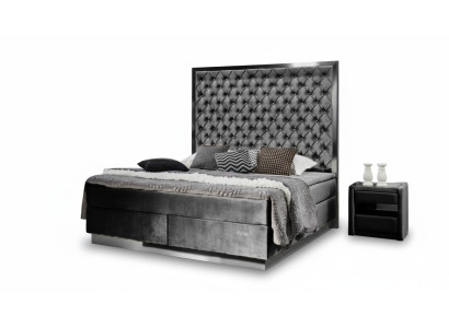 Boxspringbed Bed 2x Nightstand 3-piece Bedroom Set Furniture Luxury Beds New
