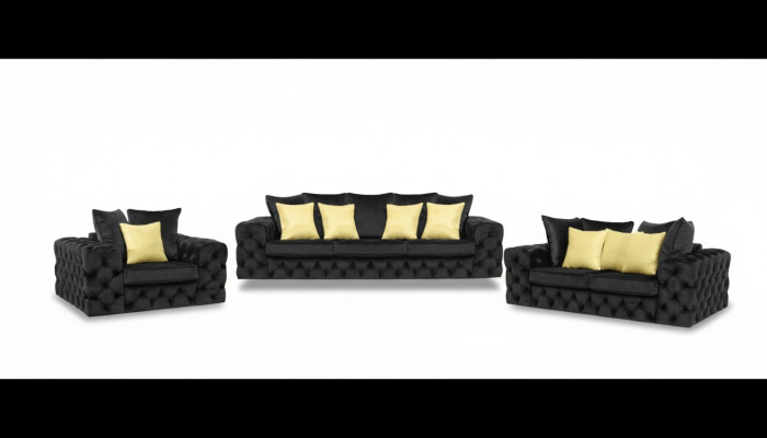 Chesterfield Design Woonkamerset Bankstel Meubels Bank 3+2+1-zits