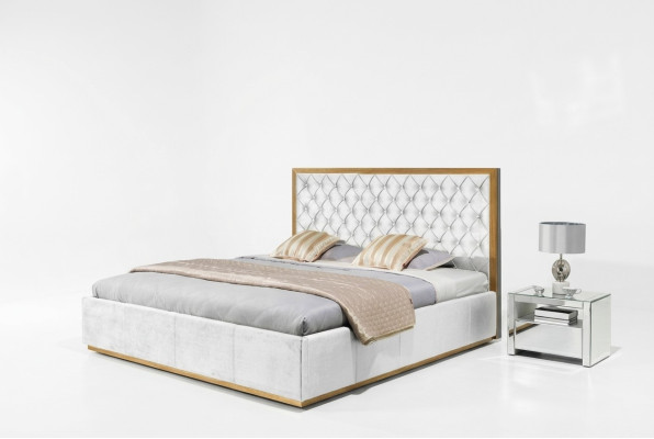 Bedtextiel Slaapkamerontwerp Meubels Modern Luxe Bedden Bedframe 140x200