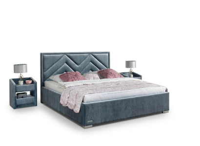 Bedtextiel Slaapkamer Design Meubels Modern Luxe Bedden Bedframe Stof Nieuw