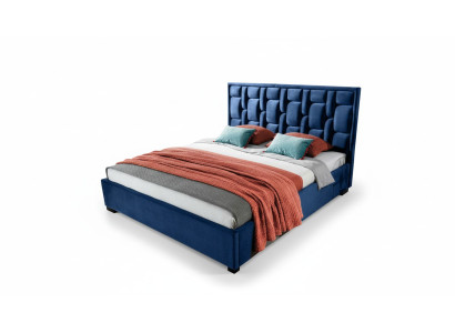 Blauw designerbed slaapkamerdesign meubels modern luxe bedframe nieuw