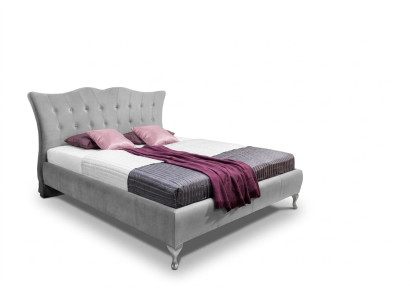 Klassieke slaapkamer bedden textiel bedbekleding Chesterfield 140x200 tweepersoonsbed