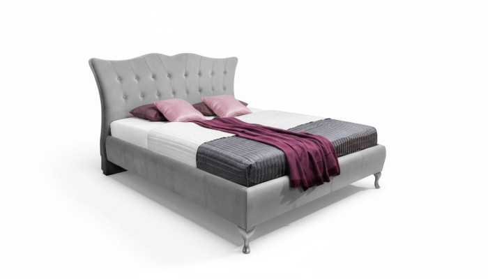 Bed textiel 2x nachtkastje 3-delige slaapkamer set meubels modern luxe bedden nieuw