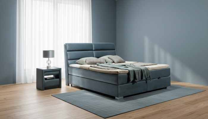Bedtextiel 2x nachtkastje 3-delige slaapkamerset meubilair luxe modern bedden nieuw