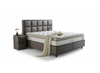 Bed Leder Slaapkamer Meubilair Kwaliteit Moderne Bedden Boxspring Nieuw
