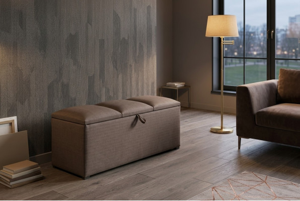 Kist Opbergdoos Luxe Slaapkamer Kruk Textiel Voetenbankje