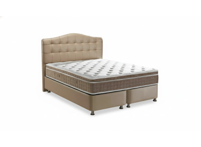 Bed Leder 2x Nachtkastje 3-delig Slaapkamer Set Meubels Modern Luxe Bedden Nieuw