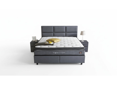 Bed Textiel 2x Nachtkastje 3-delig. Slaapkamer Set Meubilair Modern Luxe Bedden Nieuw