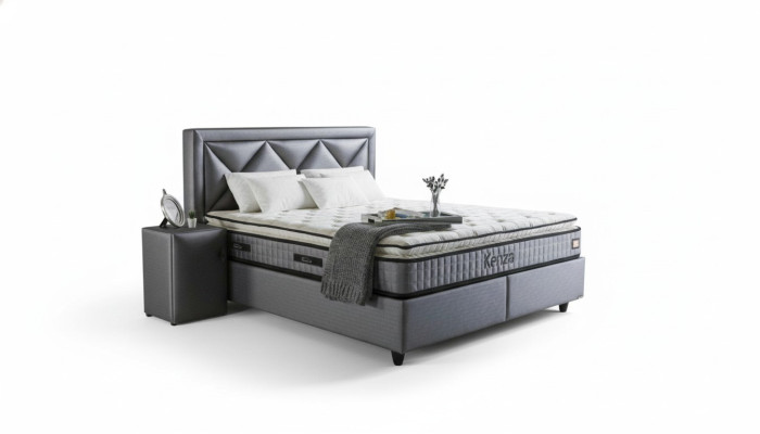 Luxe bed 3-delige set nachtkastje meubels luxe slaapkamer matras bedframe nieuw
