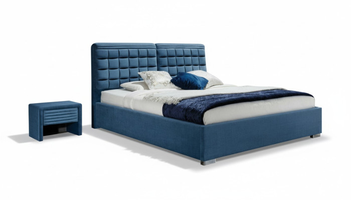 Luxe boxspringbed ontwerp stof hotelbedden slaapkamer meubels tweepersoons.