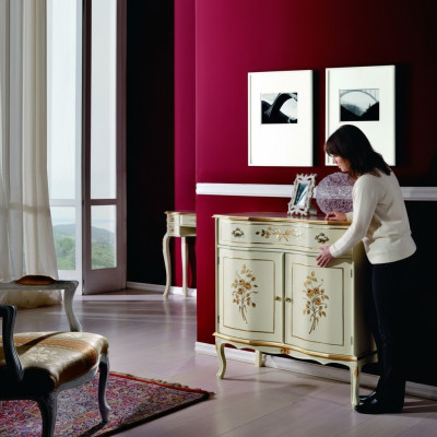 Woonkamer meubels Klassieke barok luxe dressoir ladekast echt hout