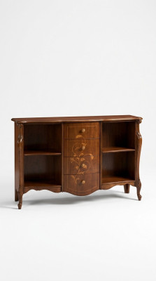 Woonkamermeubels Klassieke barokstijl Commode Boekenkast Hout