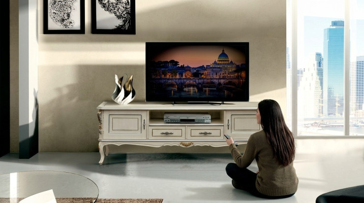 RTV Lowboard rtv Luxe kast tafel woonkamer hout meubels Klassiek laag dressoir