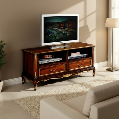 Klassiek dressoir tv laag TV-kast tafel woonkamer luxueuze houten meubels nieuw