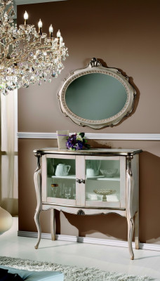 Woonkamer Italiaanse meubels Klassieke barok commode Houten dressoir