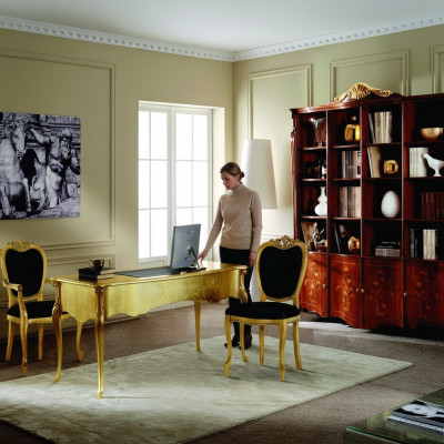 Meubels Klassieke Stijl Boekenkast Ontwerp Luxe Kast Italiaanse Meubels