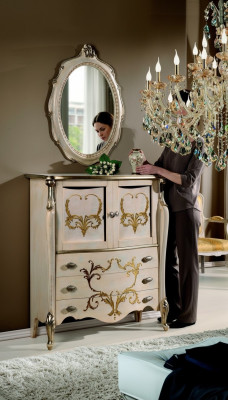 Ontwerp Barok dressoir slaapkamer woonkamer ladekast hout