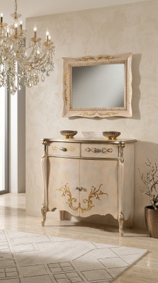 Luxe meubels houten stijl barok wit kast commode kasten ontwerper