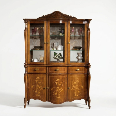Meubels Luxe Hout Stijl Kast Dressoir Vitrinekast Design Italiaanse Meubels Nieuw