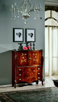 Meubels Hout Stijl Barok Chic Kast Commode Kasten Ontwerper Italiaans