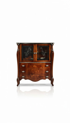 Luxe meubels hout glas stijl barok kast commode kasten ontwerper.