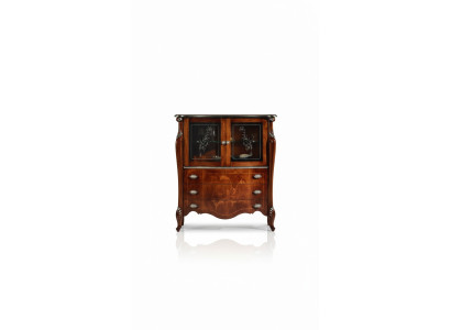 Luxe meubels hout glas stijl barok kast commode kasten ontwerper.