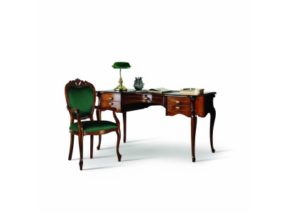 Schrijftafel barok rococo tafel 2-delige set garnituur Italiaanse meubels.