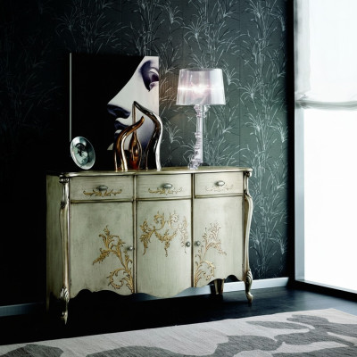 Design meubels Stijl Barok Commode Dressoir Luxe Sideboard Hout Italië