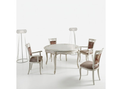 Italiaanse meubels Eettafel Hout Luxe Tafel Ontwerp Tafels Eetkamer 140x79cm
