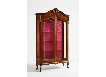 Vitrine Houten Kast Glazen Kasten Italiaanse Stijl Meubels Dressoir Plank Barok