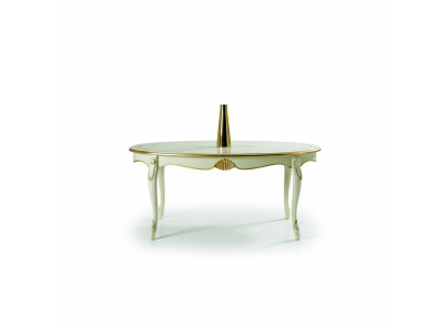 Ontwerp Italiaanse meubels Luxe eettafel Eetkamer Houten meubels Klassieke stijl Helder