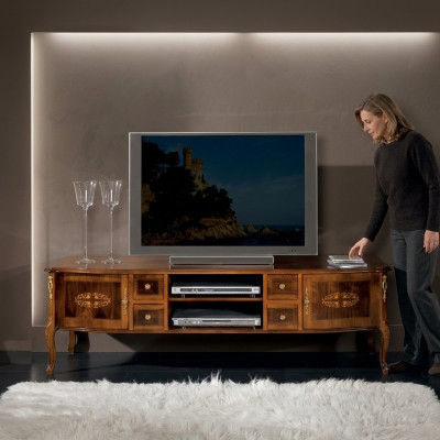 Ontwerp dressoir tv Lowboard tv-kast tafel woonkamer houten meubels barokstijl nieuw.