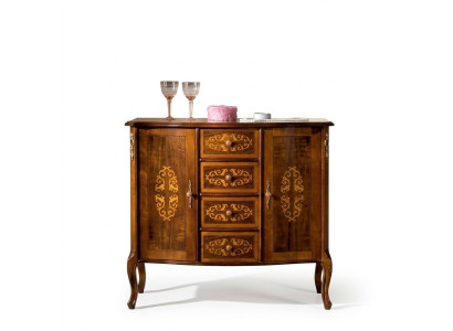 Italiaanse stijl meubels Luxe consoletafels RTV Bruine commode Barok Antieke stijl Nieuw